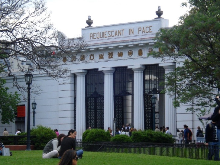 Foto do Cemitrio da Recoleta, um dos pontos tursticos de Buenos Aires