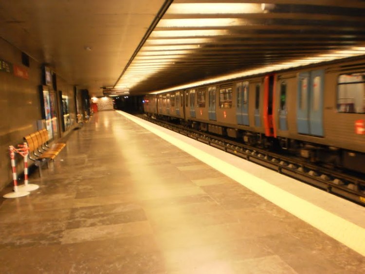 Foto do metr de Lisboa