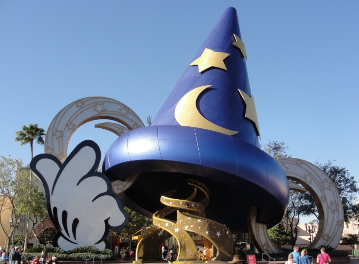 Chapu do Mickey em Fantasia, smbolo do Hollywood Studios Disney