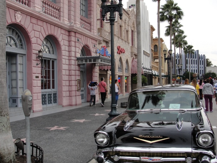 Foto da rea Hollywood no Parque Universal Studios em Orlando na Flrida