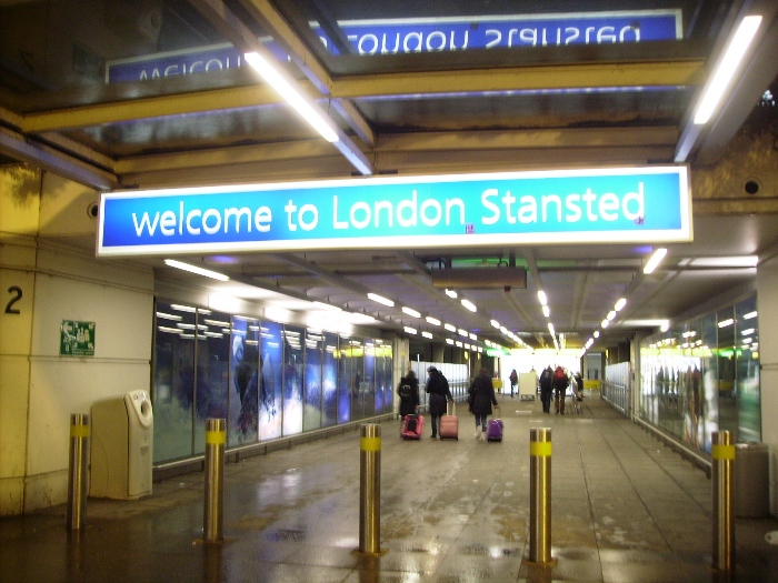 Aeroporto de stansted, Londres, um dos mais movimentados da Europa